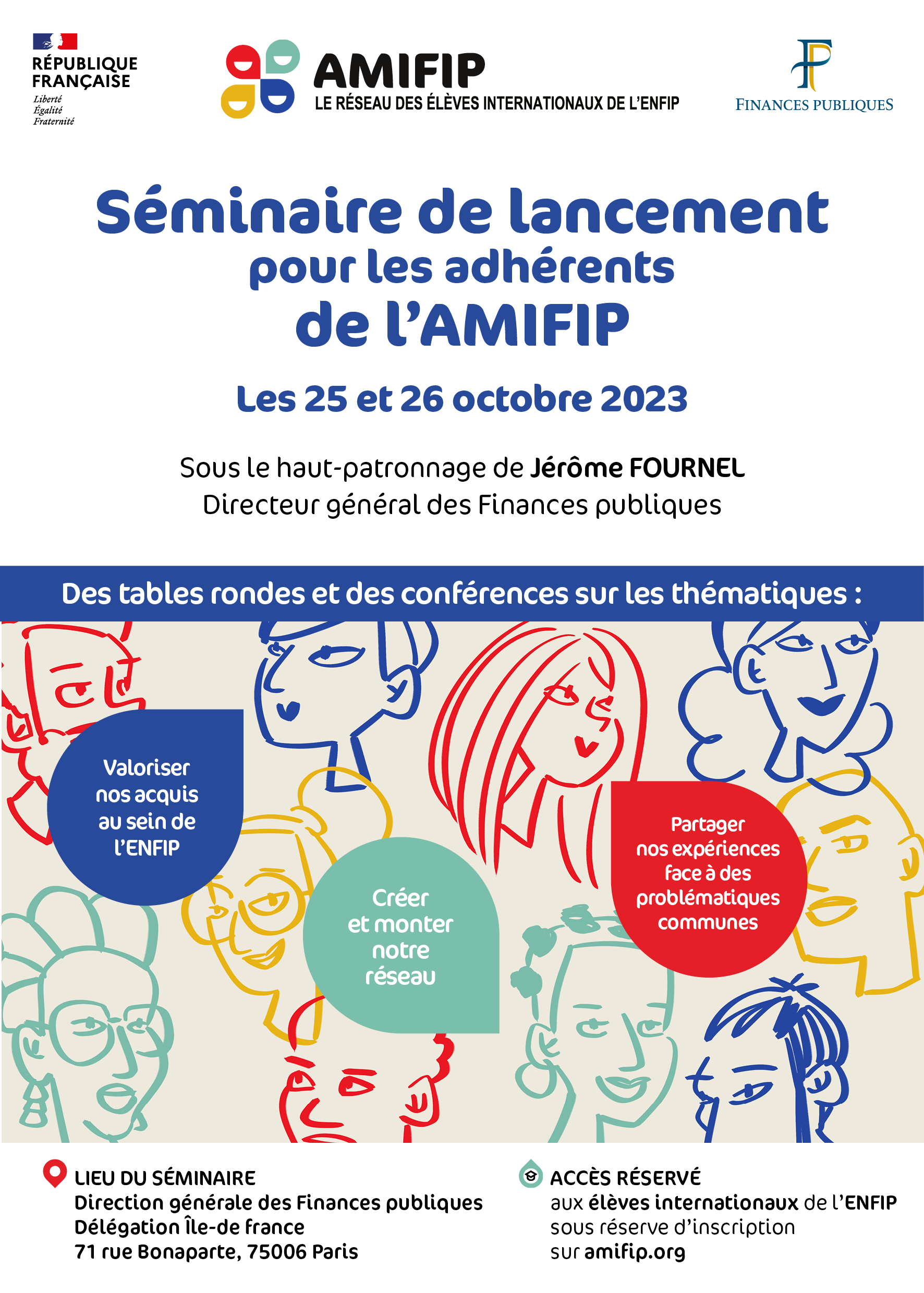 Séminaire de lancement de l'AMIFIP du 24 au 26 octobre 2023