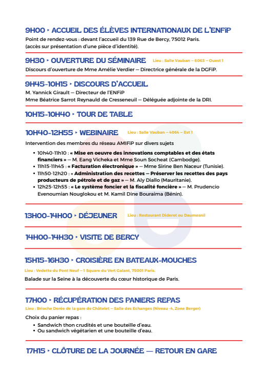 SAVE THE DATE — Séminaire annuel de l'AMIFiP du 28 octobre 2025